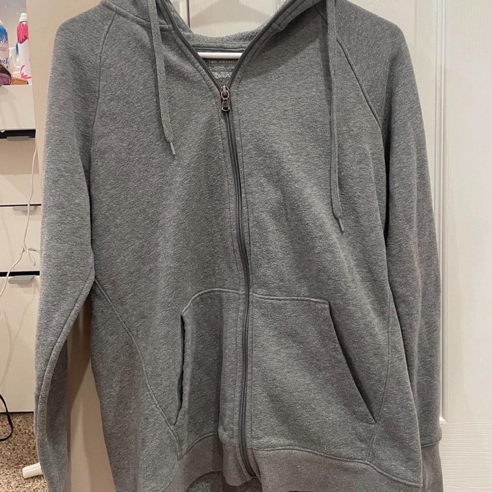 Tek Gear Grey Zip Up Hoodie!